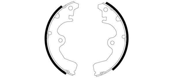 TEXTAR 91036100 Bremsbackensatz