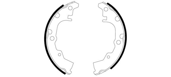 TEXTAR 91038400 Bremsbackensatz