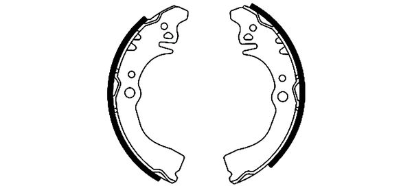 TEXTAR 91038900 Bremsbackensatz