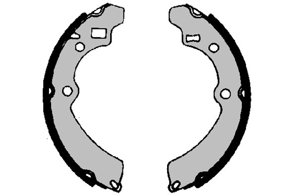 TEXTAR 91041200 Bremsbackensatz