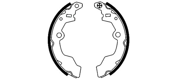 TEXTAR 91046800 Bremsbackensatz