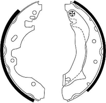 TEXTAR 91049400 Bremsbackensatz