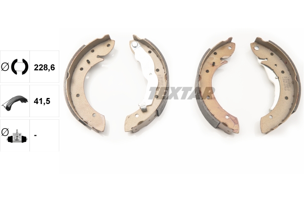 TEXTAR 91050000 Bremsbackensatz