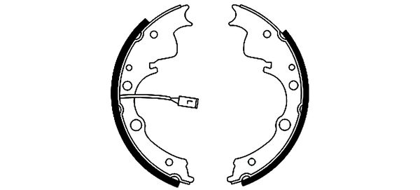 TEXTAR 91051800 Bremsbackensatz