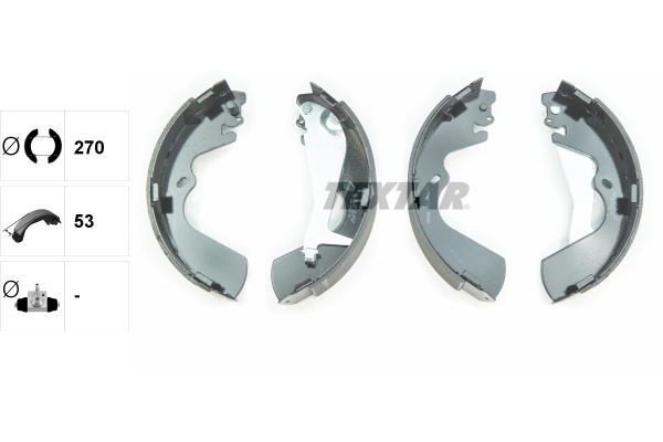 TEXTAR 91055300 Bremsbackensatz