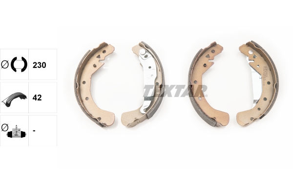 TEXTAR 91060100 Bremsbackensatz