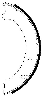 TEXTAR 91062200 Bremsbackensatz, Feststellbremse