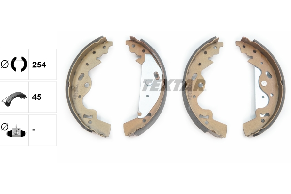 TEXTAR 91063600 Bremsbackensatz