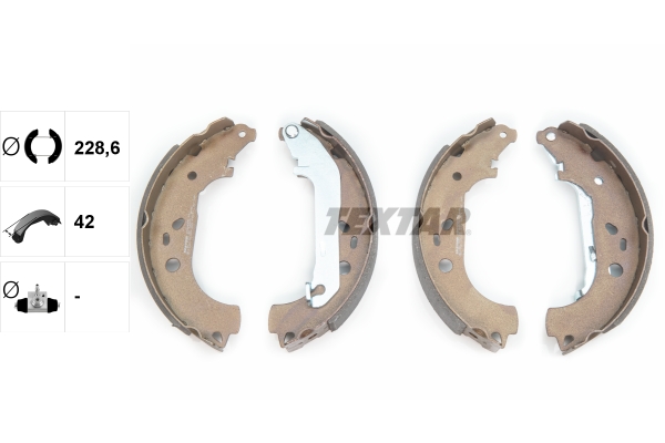 TEXTAR 91064900 Bremsbackensatz