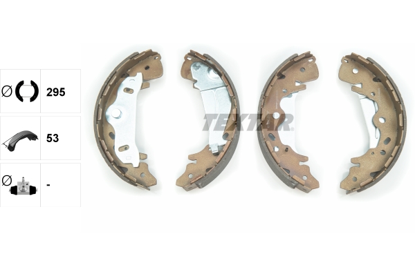 TEXTAR 91065800 Bremsbackensatz