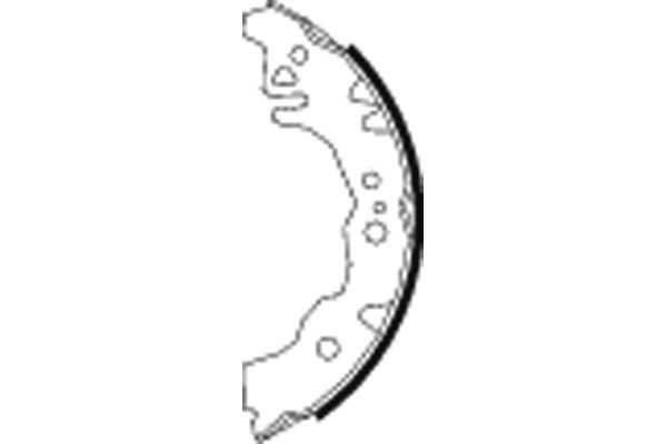 TEXTAR 91067900 Bremsbackensatz