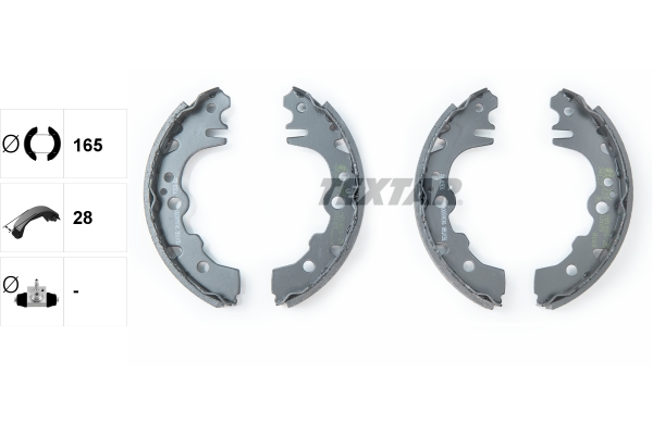 TEXTAR 91068000 Bremsbackensatz