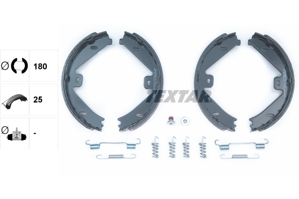 TEXTAR 91069100 Bremsbackensatz, Feststellbremse