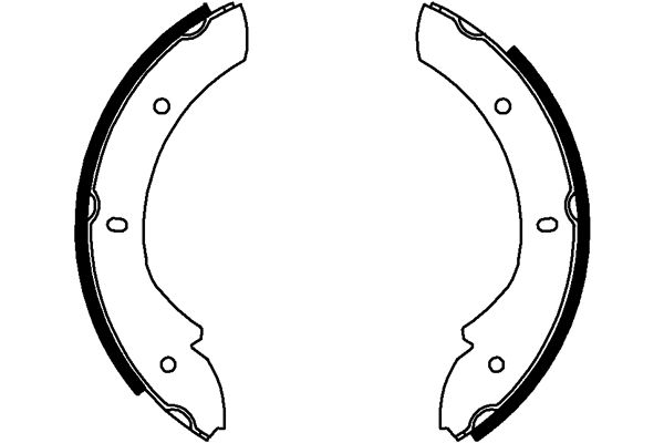 TEXTAR 91069500 Bremsbackensatz, Feststellbremse