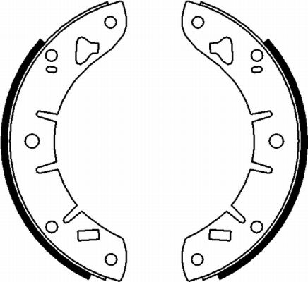 TEXTAR 91070000 Bremsbackensatz