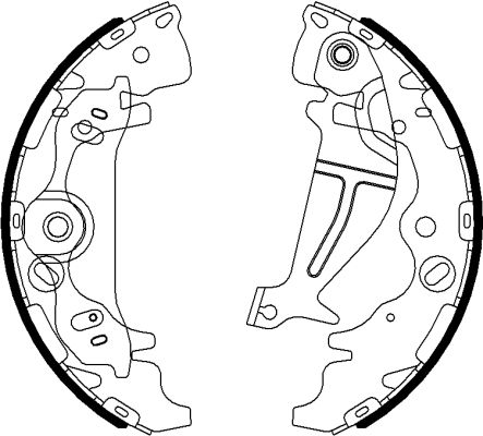 TEXTAR 91078200 Bremsbackensatz