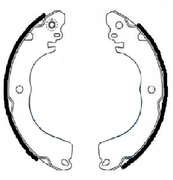 TEXTAR 91078800 Bremsbackensatz