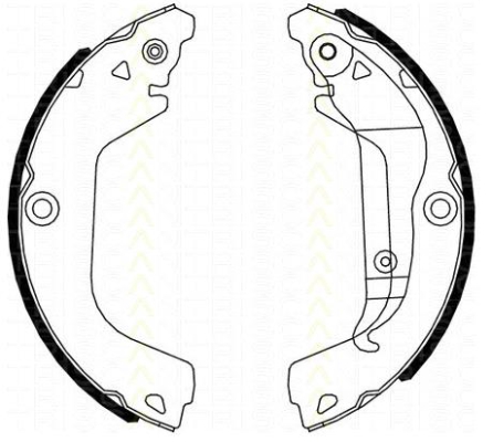 TEXTAR 91079100 Bremsbackensatz