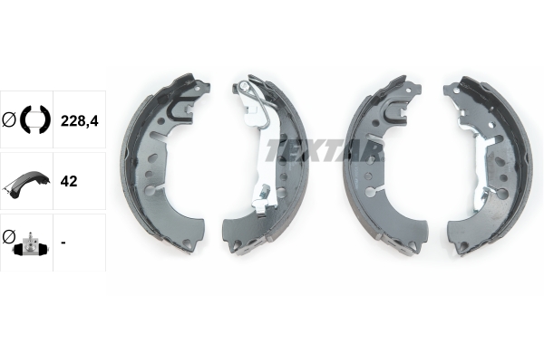 TEXTAR 91081500 Bremsesko sett