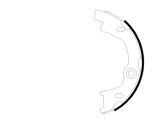 TEXTAR 91082400 Bremsbackensatz, Feststellbremse