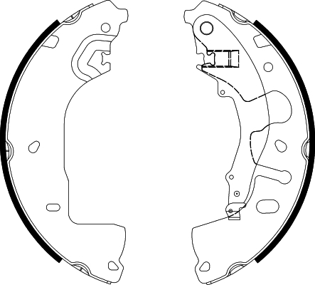 TEXTAR 91088600 Σετ σιαγόνων φρένων for CUPRA VW