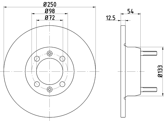 TEXTAR 92013500 Bremsscheibe