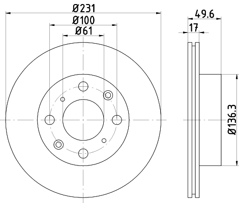 TEXTAR 92028000 Bremsscheibe