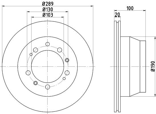 TEXTAR 92040100 Bremsscheibe