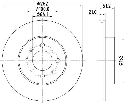 TEXTAR 92051600 Bremsscheibe