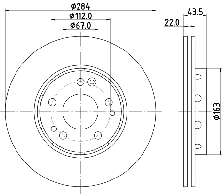 TEXTAR 92060300 Bremsscheibe