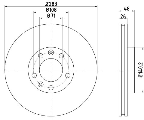 TEXTAR 92064500 Bremsscheibe