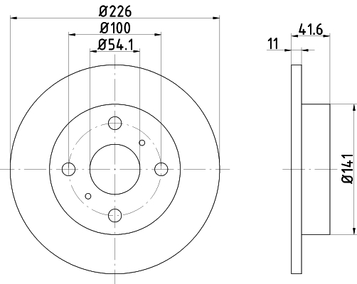 TEXTAR 92067100 Bremsscheibe