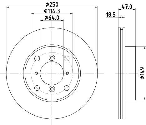 TEXTAR 92069100 Bremsscheibe