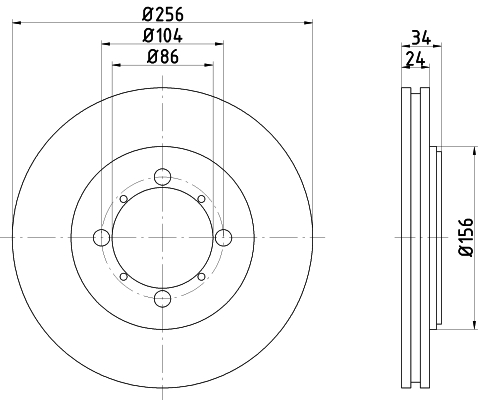 TEXTAR 92079700 Bremsscheibe