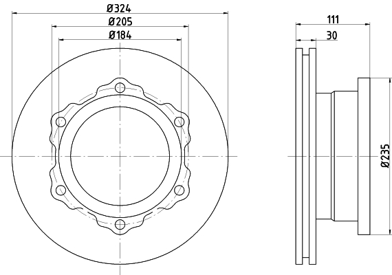 TEXTAR 93087800 Bremsscheibe