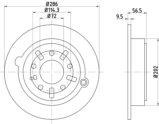 TEXTAR 92093000 Bremsscheibe