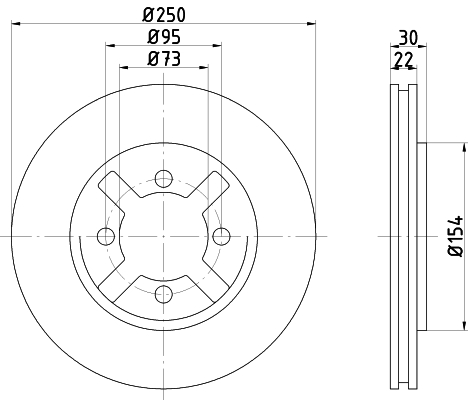 TEXTAR 92094500 Bremsscheibe