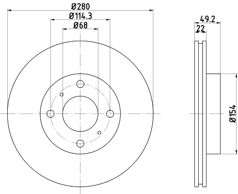 TEXTAR 92094900 Bremsscheibe