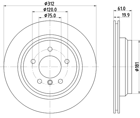 TEXTAR 92098803 PRO Bremsscheibe