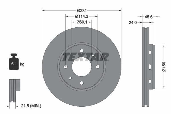 TEXTAR 92100403 PRO Brake...
