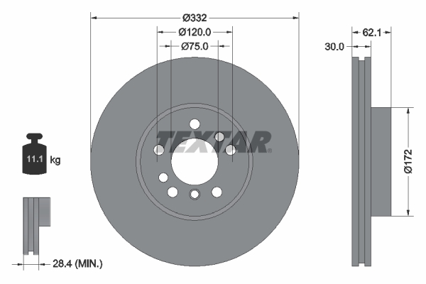 TEXTAR 92107205 PRO+ Disc...