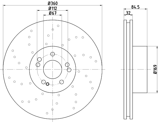 TEXTAR 92108900 Bremsscheibe