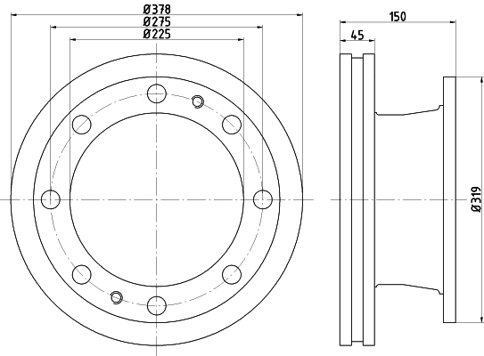 TEXTAR 93127900 Bremsscheibe