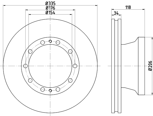 TEXTAR 93138100 Bremsscheibe
