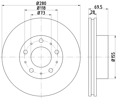 TEXTAR 92157203 PRO Bremsscheibe