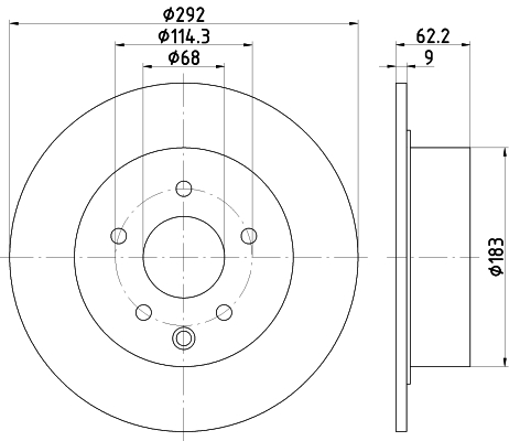 TEXTAR 92167503 PRO Bremsscheibe