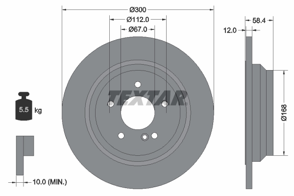 TEXTAR 92176503 PRO Brake...