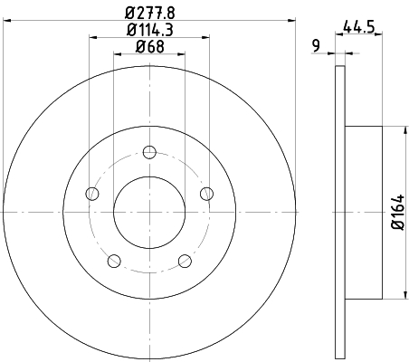 TEXTAR 92178803 PRO Bremsscheibe