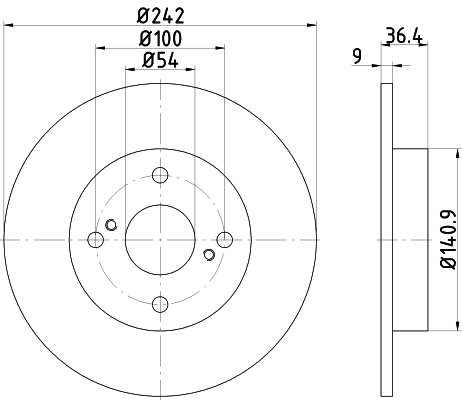 TEXTAR 92181303 PRO Bremsscheibe
