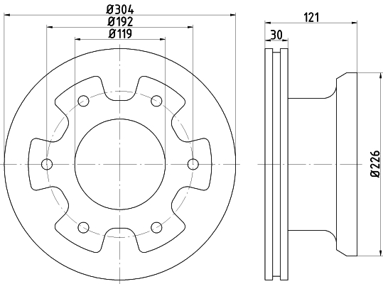 TEXTAR 93191400 Bremsscheibe